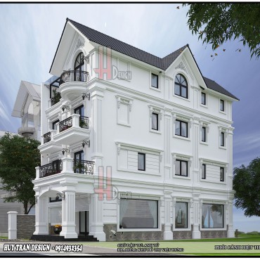 Thiết kế cải tạo biệt thự 4.5 tầng nhà anh Tú (KĐT Việt Hưng)-HuyTranDesign