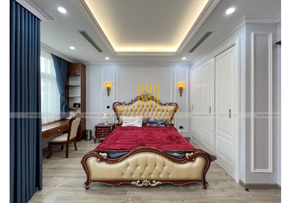 Thiết kế nội thất shophouse Hải ÂU 11 SP12-109 Vinhomes Ocean Park nhà ở kết hợp kinh doanh