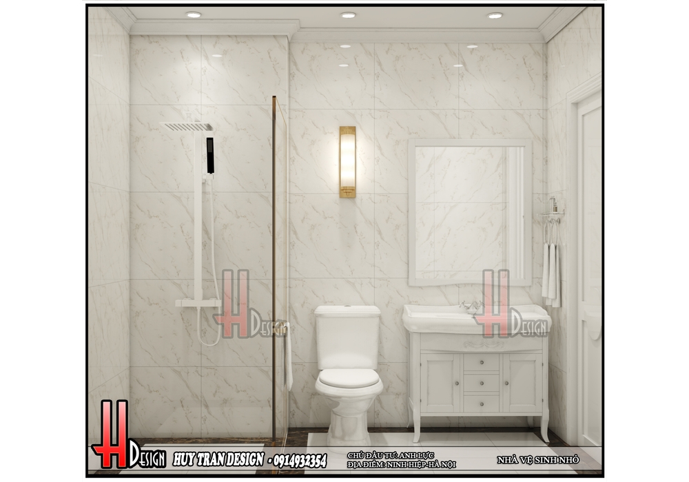 Thiết kế biệt thự, mẫu nhà kiểu Pháp tân cổ điển đẹp tại Hà Nội