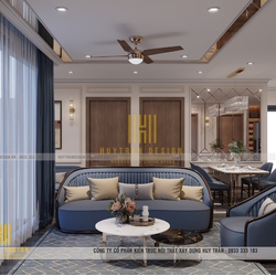 Thiết kế nội thất căn hộ chung cư R1.03 100m2 - Ruby Vinhomes Ocean Park Gia Lâm Hà Nội