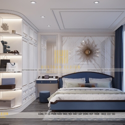 Thiết kế nội thất căn hộ chung cư R1.03 100m2 - Ruby Vinhomes Ocean Park Gia Lâm Hà Nội