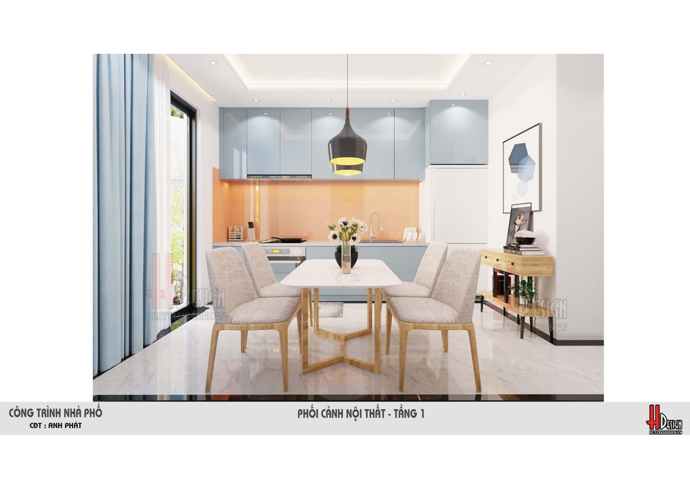 Mẫu nội thất nhà phố hiện đại thiết kế theo xu hướng mới nhất năm 2022