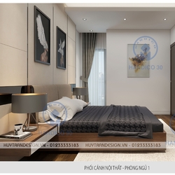 Thiết kế nội thất hiện đại đơn giản tại chung cư Handico 30 CT1B Bắc Nghệ An