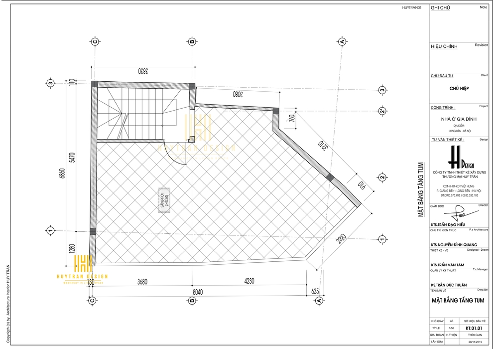 Mẫu nhà phố hiện đại đẹp đơn giản với 2 mặt tiền- Đức Giang, Long Biên