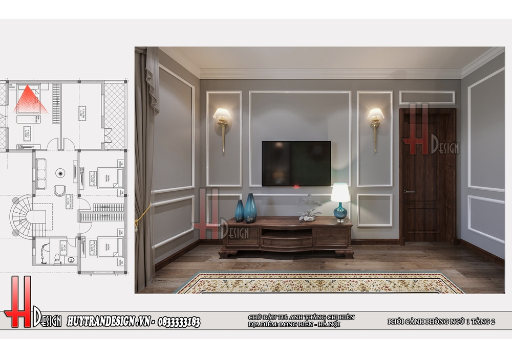 Mẫu thiết kế biệt thự đẳng cấp xa hoa lộng lẫy nhất Hà Nội