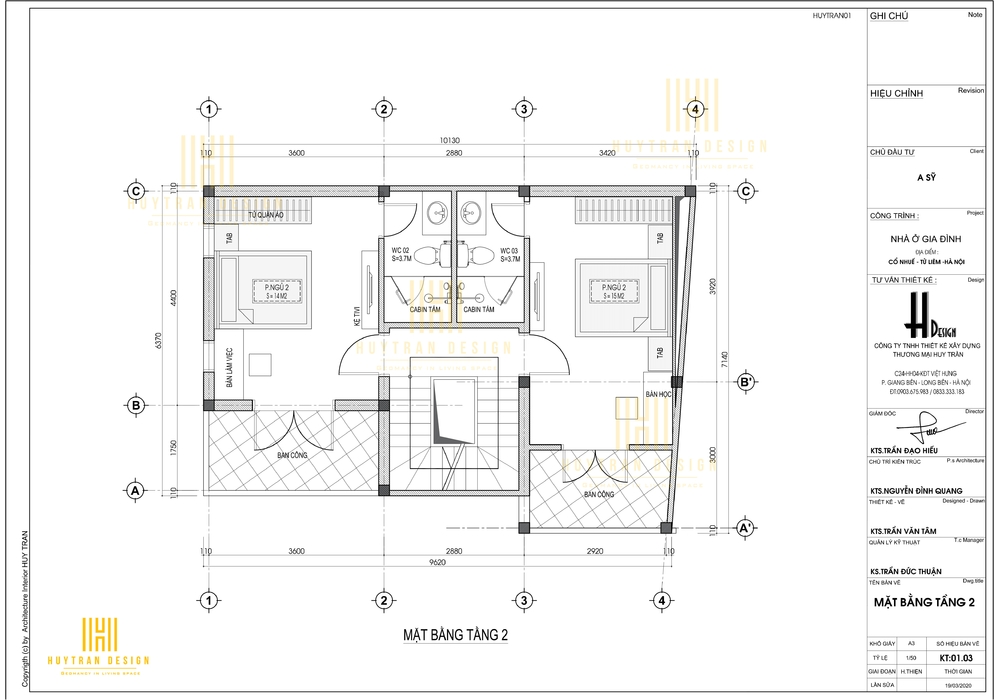 Mẫu nhà đẹp 3 tầng độc lạ mặt tiền 7m tại Cổ Nhuế Hà Nội.y