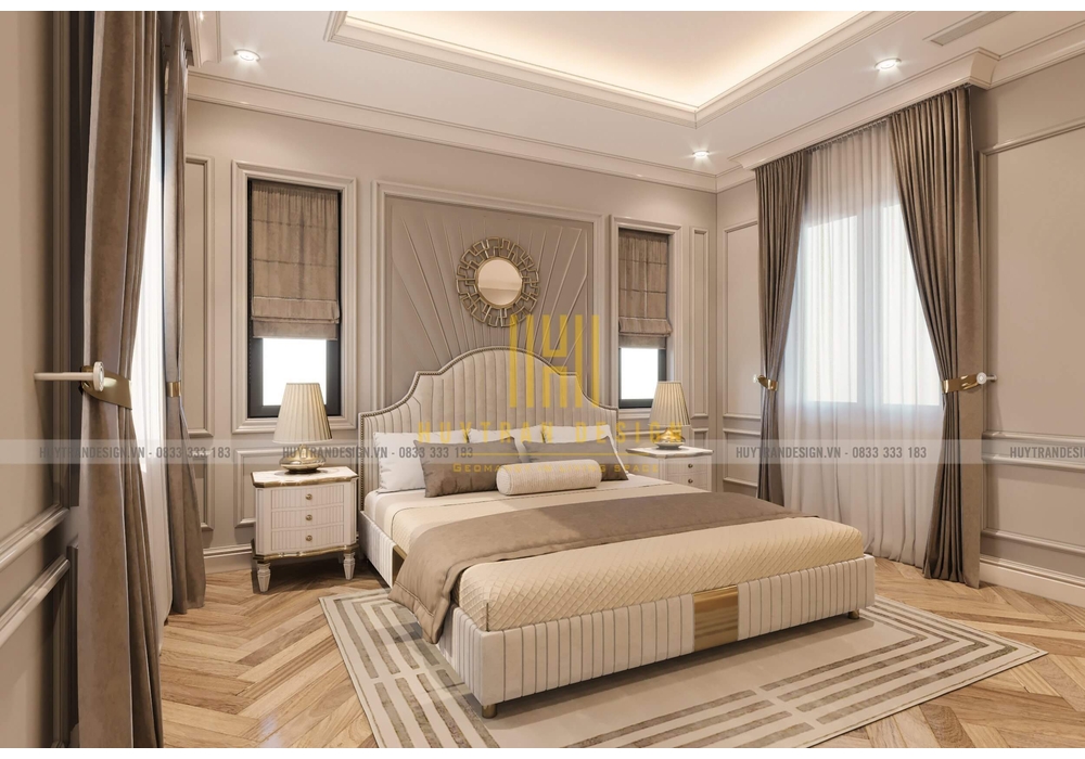 Mẫu thiết kế biệt thự 2 tầng mái nhật đẹp, cao cấp tại Hưng Yên