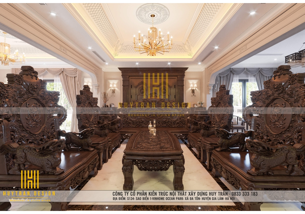 Mẫu thiết kế biệt thự 2 tầng mái nhật đẹp, cao cấp tại Hưng Yên