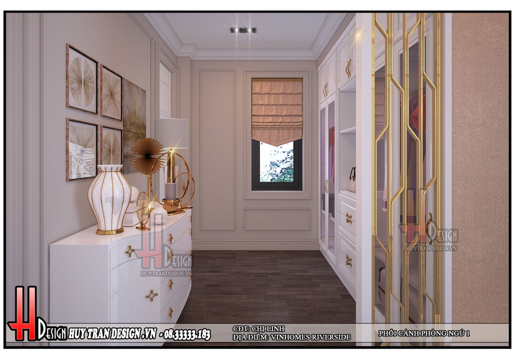 Thiết kế biệt Thự Hoa Lan 1-36 Vinhomes Riverside nội thất Christopher Guy