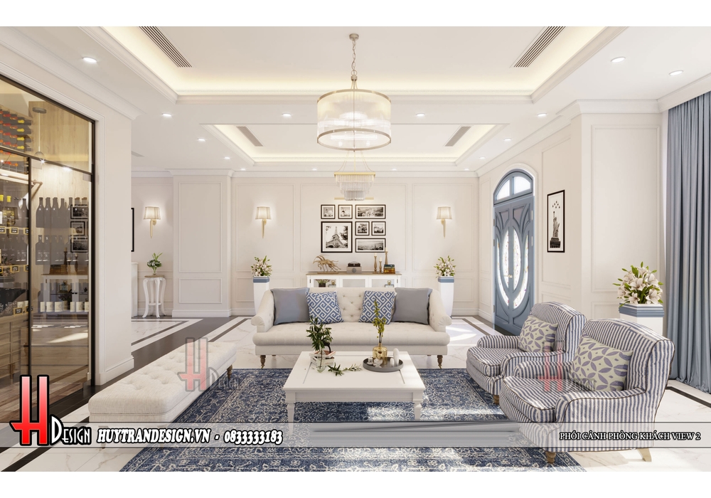 Thiết kế nội thất biệt thự Vinhomes Riverside đẹp nhất 2022 - Phong Lan 4