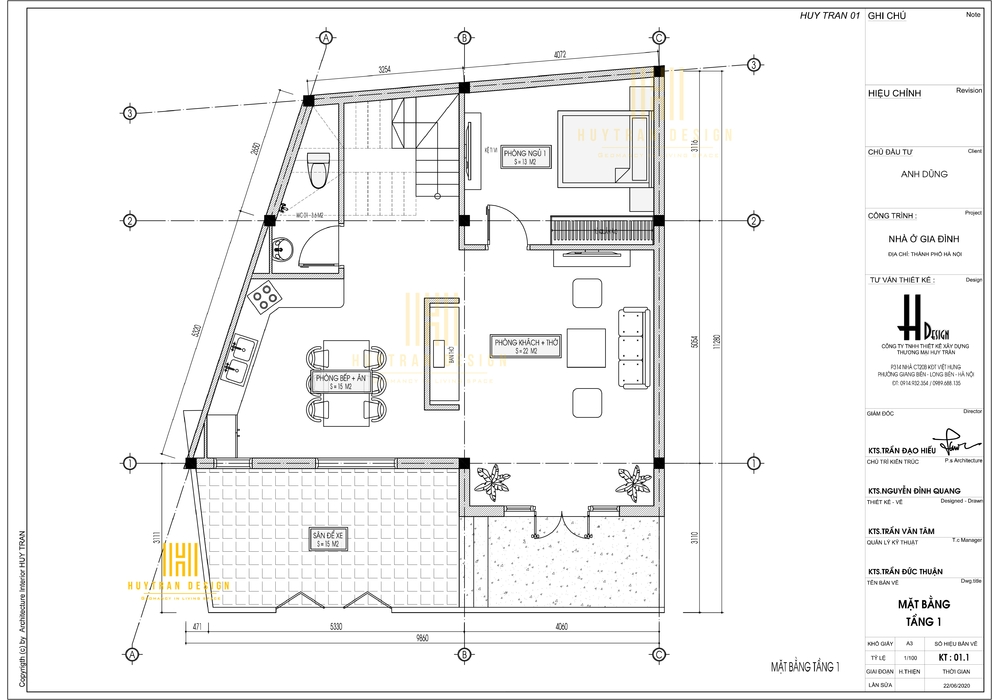 Thiết kế biệt thự 2 tầng Tân cổ điển mới nhất năm 2022