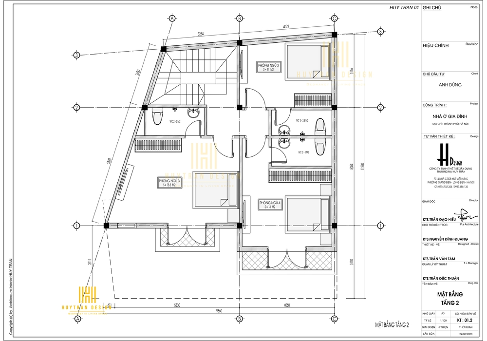 Thiết kế biệt thự 2 tầng Tân cổ điển mới nhất năm 2022