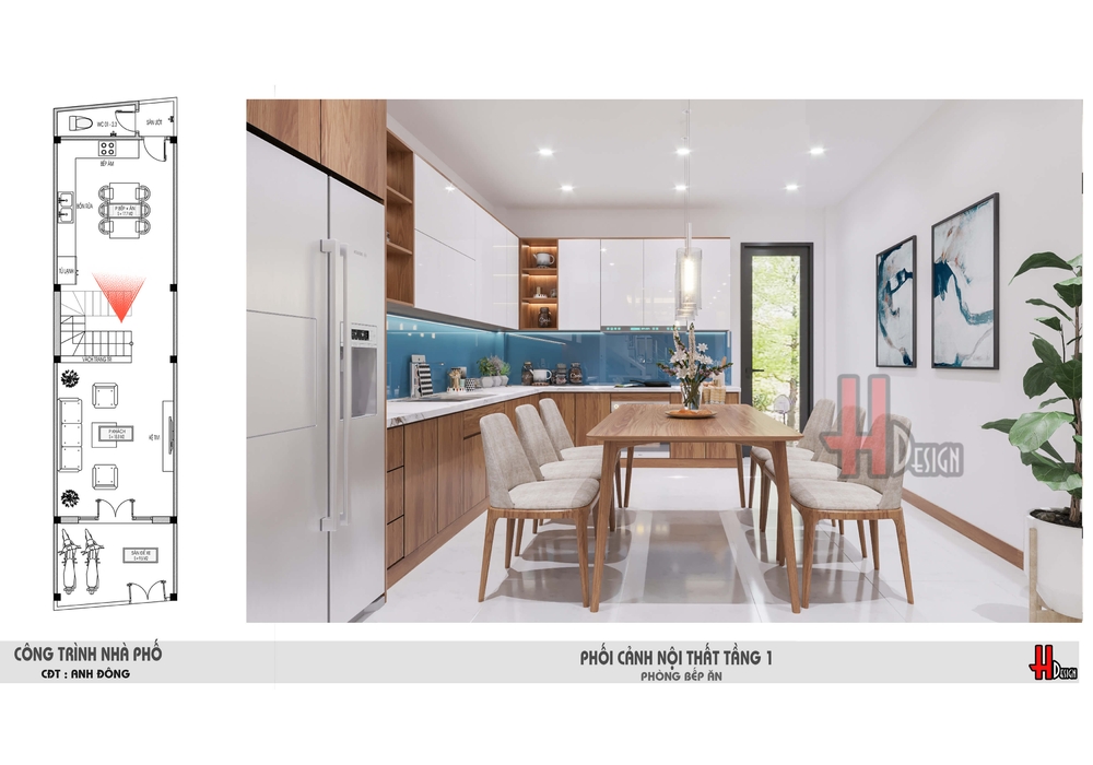 Mẫu nhà phố 3 tầng đẹp hiện đại mặt tiền 4m đẹp nhất 2022