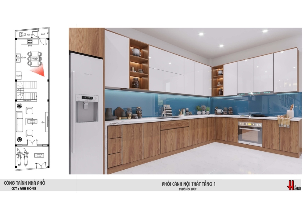 Mẫu nhà phố 3 tầng đẹp hiện đại mặt tiền 4m đẹp nhất 2022