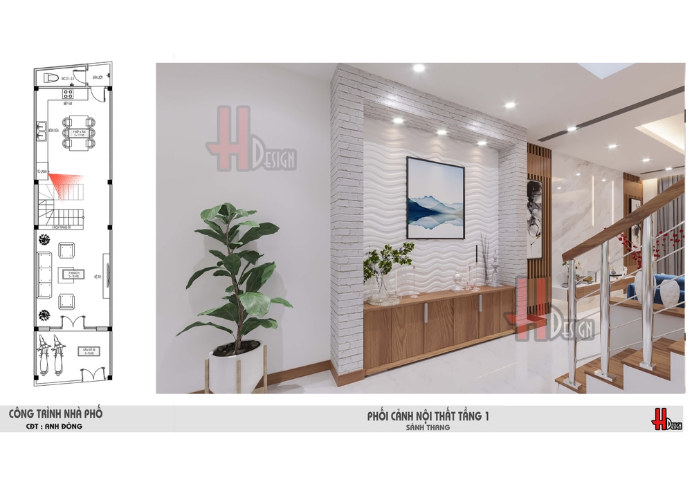 Mẫu nhà phố 3 tầng đẹp hiện đại mặt tiền 4m đẹp nhất 2022