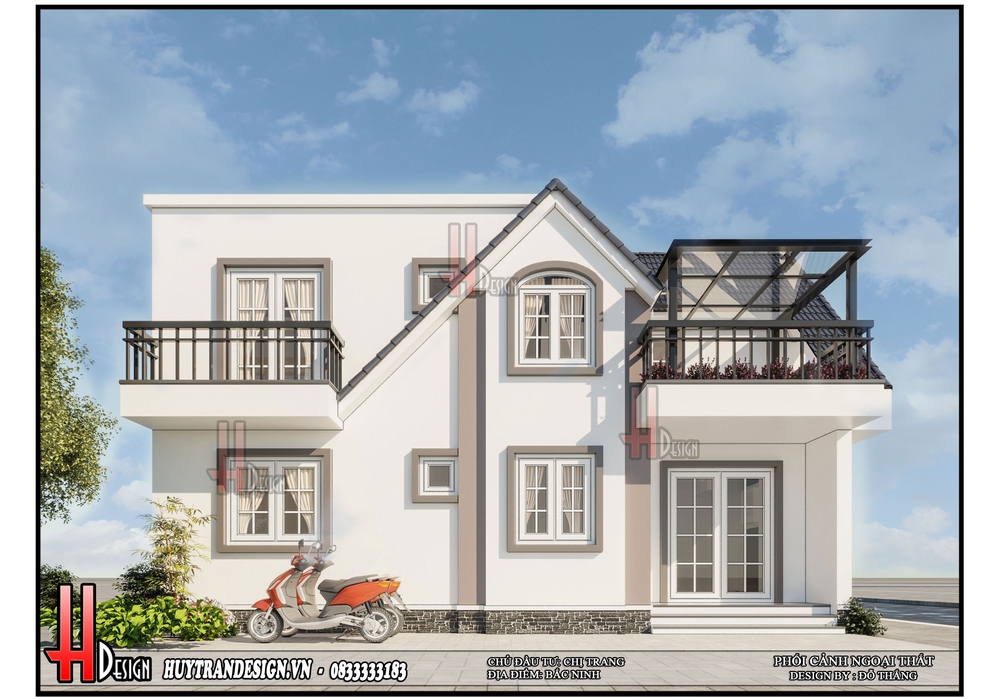 Mẫu nhà cấp 4 gác lửng 3 phòng ngủ dưới 600 triệu