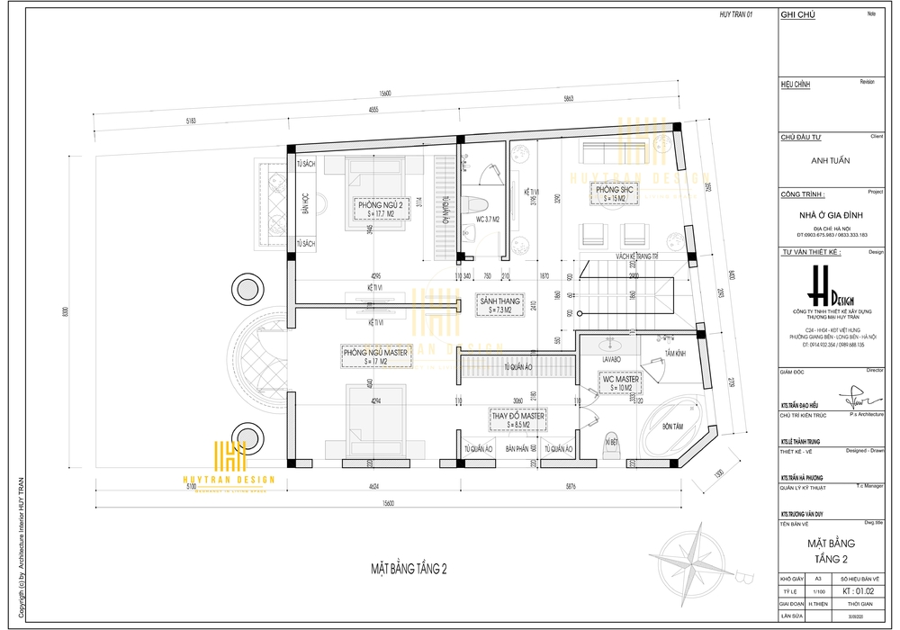 Thiết kế biệt thự 3 tầng mái thái đẹp có sân vườn năm 2022
