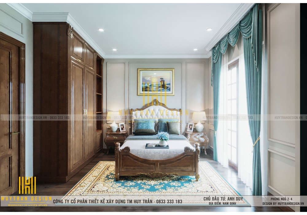 Mẫu thiết kế biệt thự 3 tầng đẹp có sân vườn năm 2022