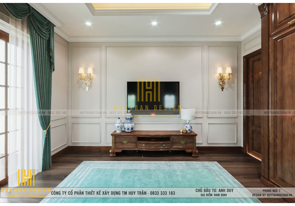 Mẫu thiết kế biệt thự 3 tầng đẹp có sân vườn năm 2022