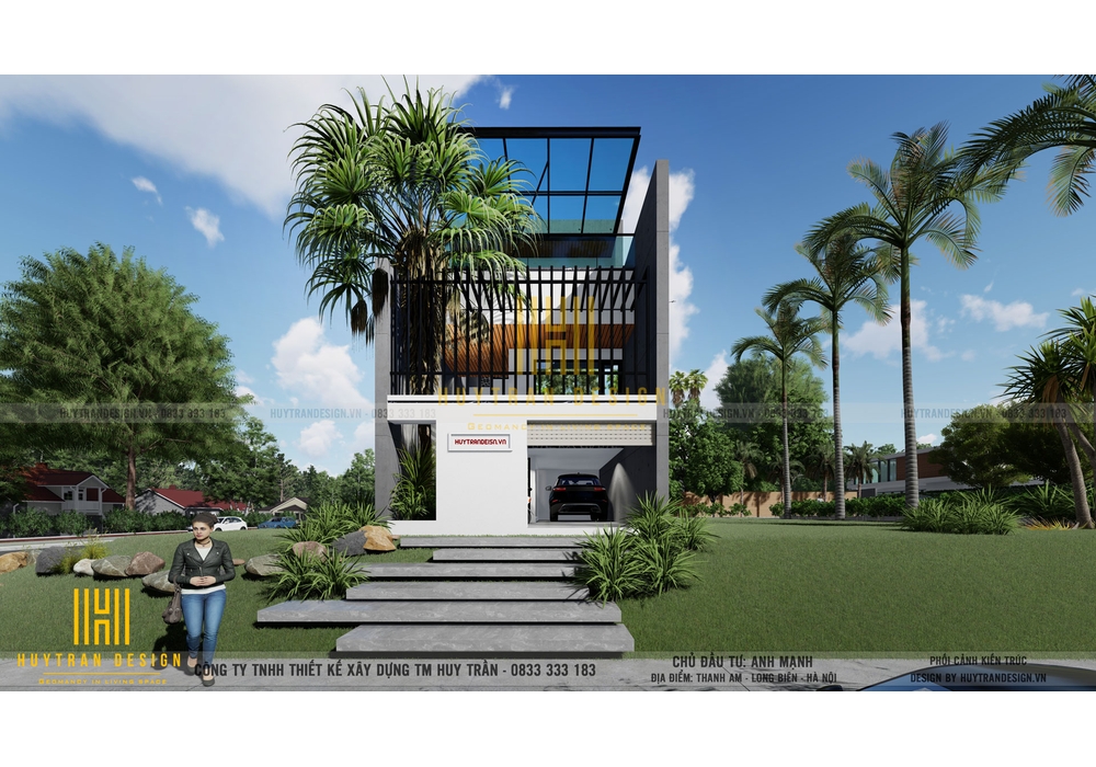 Thiết kế mẫu biệt thự nhà vườn có hồ bơi hiện đại đẹp nhất