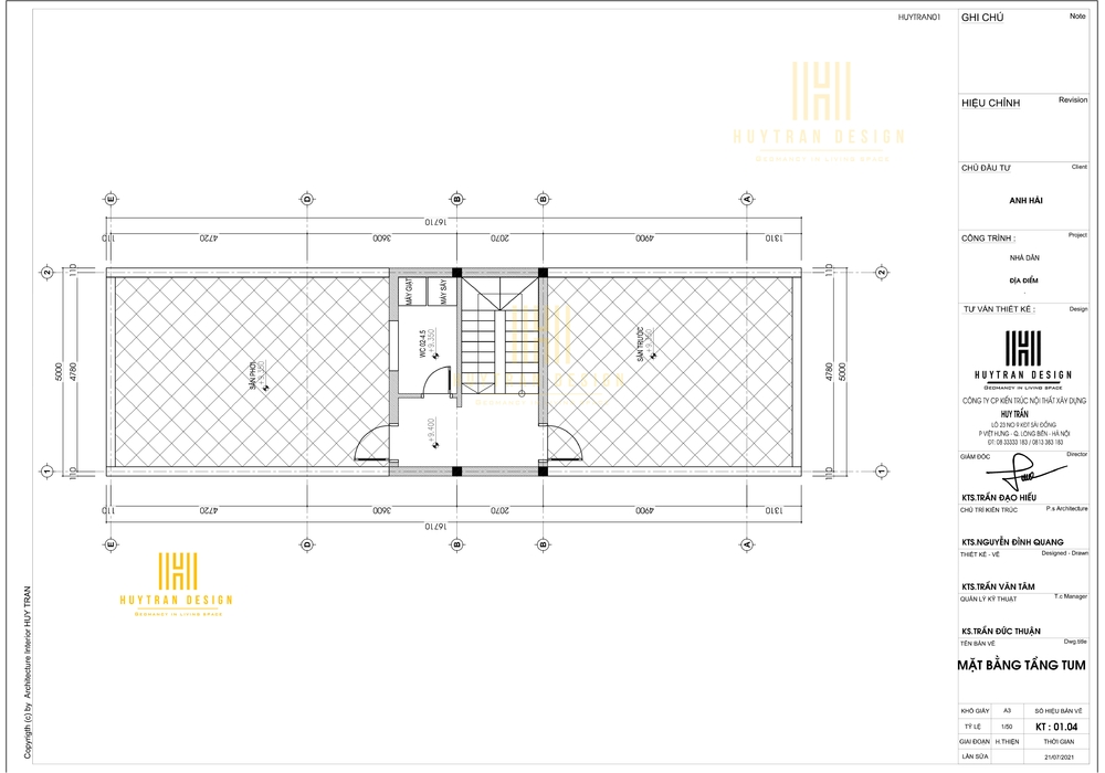 Thiết kế nhà ống 3 tầng hiện đại mặt tiền 5m đẹp nhất 2022