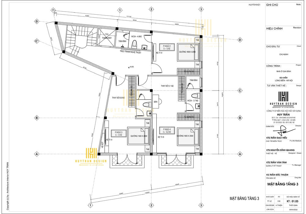 Nhà 3 tầng tân cổ điển đẹp mặt phố tại Ngọc Thụy, Long Biên, Hà Nội