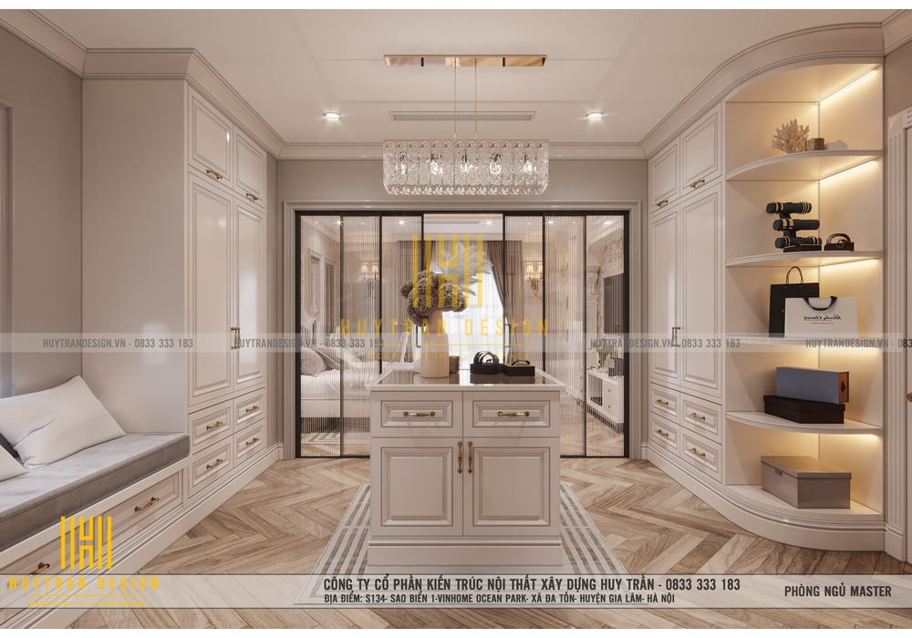 Nhà 3 tầng tân cổ điển đẹp mặt phố tại Ngọc Thụy, Long Biên, Hà Nội