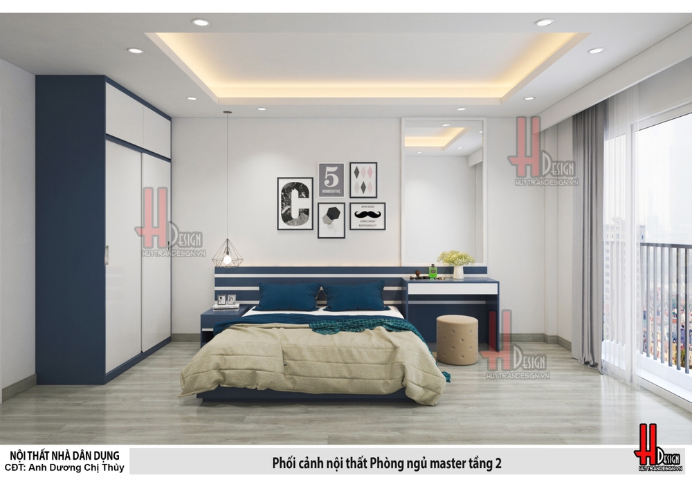 Mẫu nhà phố 3 tầng tân cổ điển mặt tiền 3x15m đẹp nhất 2023