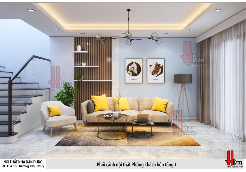 Mẫu nhà phố 3 tầng tân cổ điển mặt tiền 3x15m đẹp nhất 2023