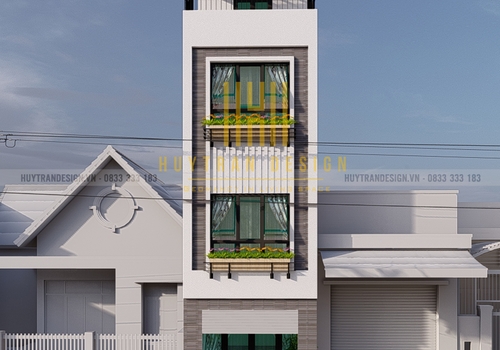 Thiết kế mẫu nhà phố 3 tầng hiện đại đơn giản đẹp nhất 2023