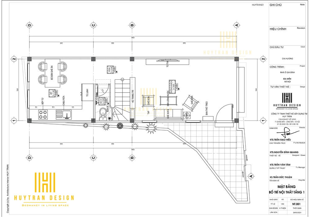 Mẫu nhà 2 tầng đẹp hiện đại dưới 700 triệu tại Hà Nội