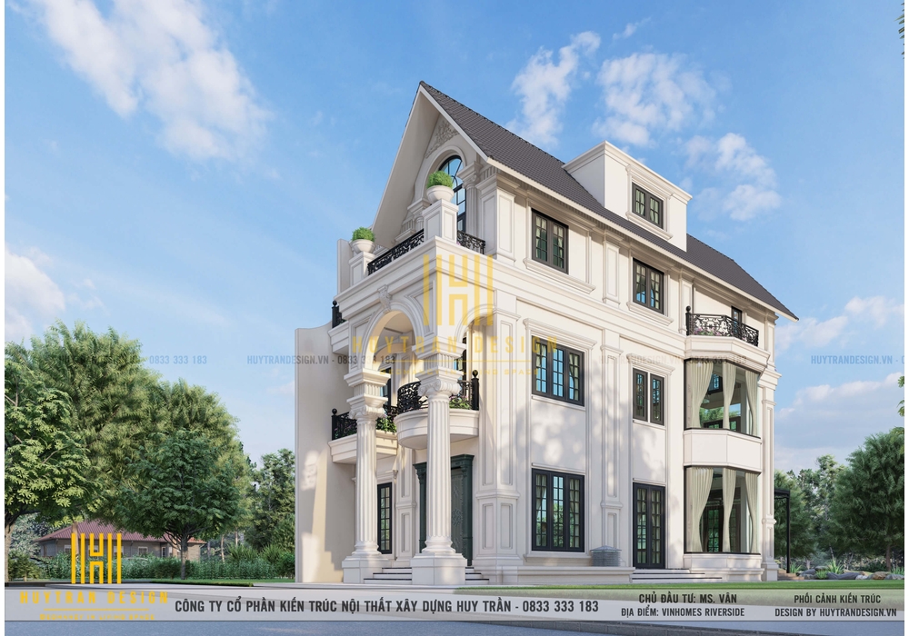 Thiết kế biệt thự Vinhomes Riverside tại phân khu Hoa Lan 8-21