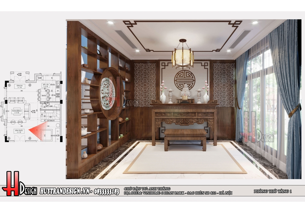 Mẫu thiết kế biệt thự sao biển 8-22 Vinhomes Ocean Park năm 2022