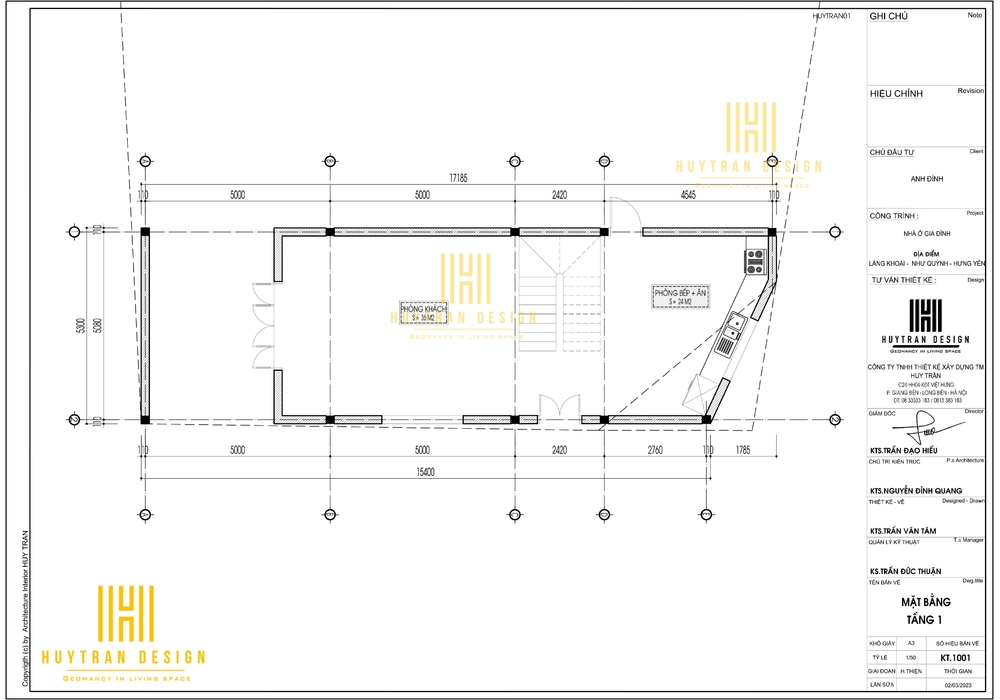 Mẫu nhà phố tân cổ điển mái bằng mặt phố Hưng Yên đẹp nhất 2023