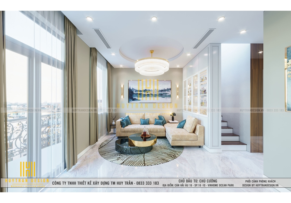 Mẫu thiết kế Shophouse Hải Âu Vinhomse Ocean Park vừa ở kết hợp kinh doanh