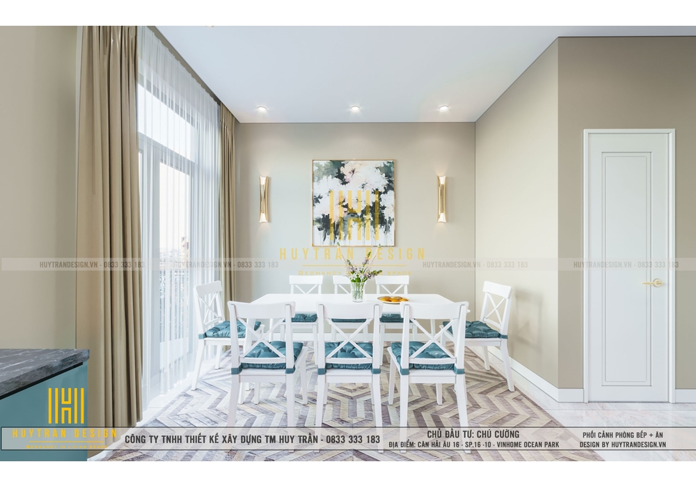 Mẫu thiết kế Shophouse Hải Âu Vinhomse Ocean Park vừa ở kết hợp kinh doanh