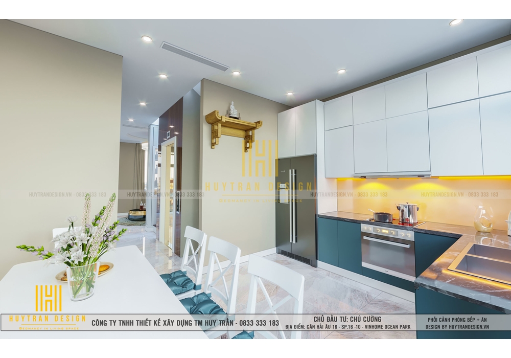 Mẫu thiết kế Shophouse Hải Âu Vinhomse Ocean Park vừa ở kết hợp kinh doanh