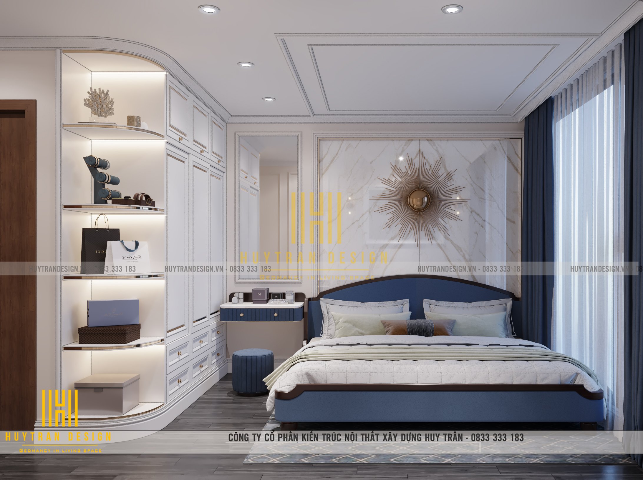 Thiết kế nội thất phòng ngủ Huytrandesign