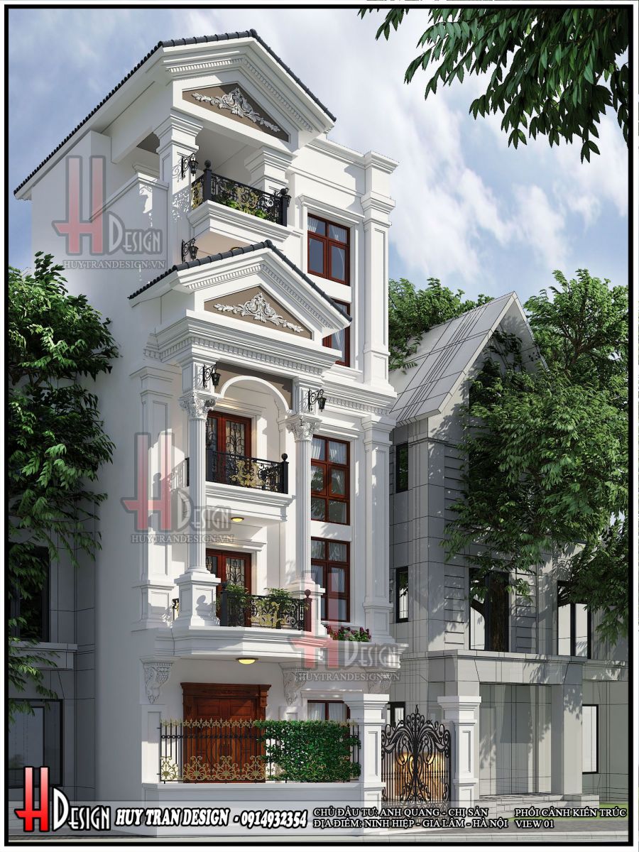 mẫu nhà tầng  huytranDesign Huytrandesign tư vấn, thiết kế, thi công nội thất nhà đẹp tại Long Biên, Hà Nội - v1
