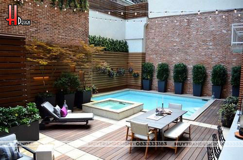 Mẫu bể bơi cho thiết kế sân vườn đẳng cấp - Huytrandesign tư vấn, thiết kế, thi công nội thất, ngoại thất đẹp tại Long Biên, Hà Nội - v2