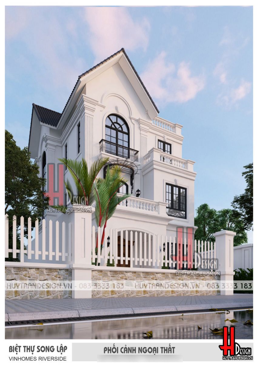 Thiết kế nhà biệt thự đẹp - cải tạo biệt thự Vinhomes - Huytrandesign tư vấn, thiết kế, thi công, sửa chữa nhà ở Hà Nội - v3