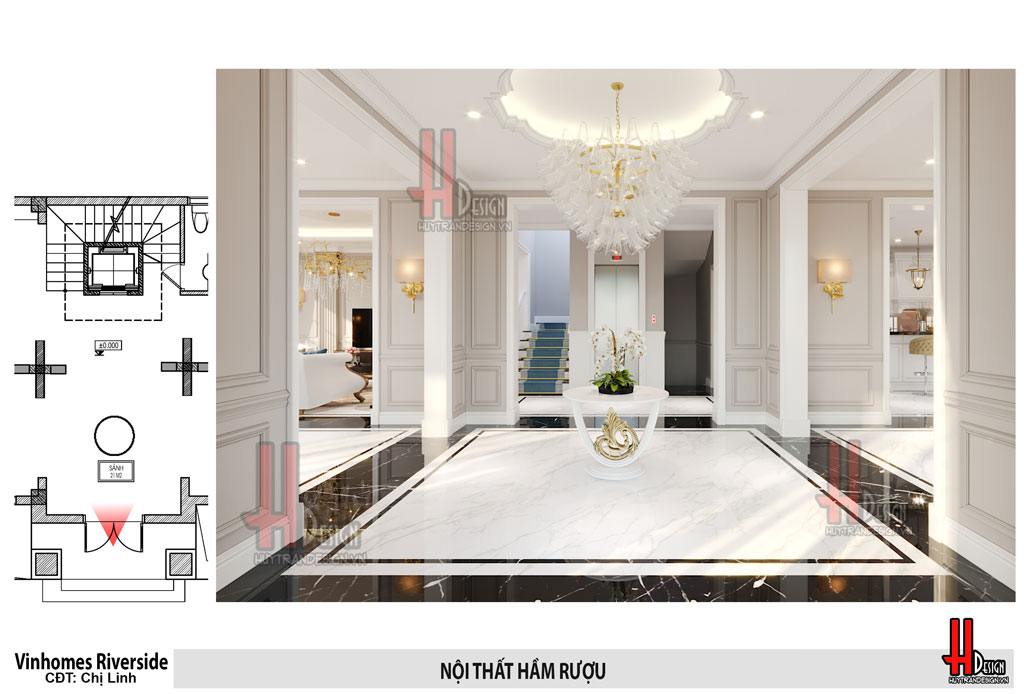 Thiết kế nội thất đẹp biệt thự HL - Huytrandesign tư vấn, thiết kế, thi công nội thất đẹp tại Long Biên, Gia Lâm, Hà Nội - v6