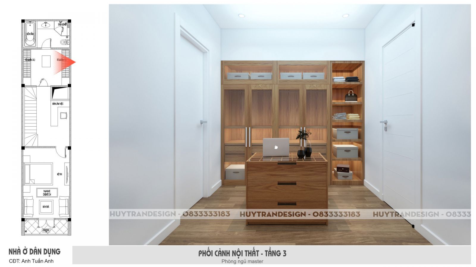 Thiết kế nội thất hiện đại - thiết kế nội thất phòng để đồ - huytrandesign tư vấn, thiết kế, thi công, sửa chữa nội thất nhà ở, nội thất chung cư -v12