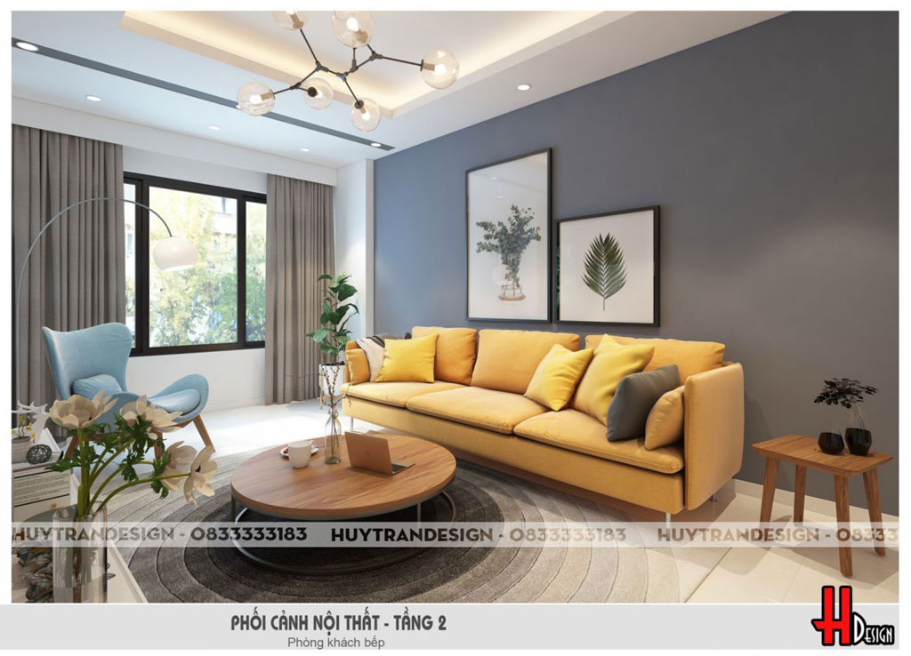 Xu hướng thiết kế nội thất phòng khách năm 2019 - Huytrandesign tư vấn, thiết kế, thi công nội thất đẹp tại Long Biên, Gia Lâm, Hà Nội - v4
